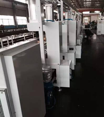 production line for worm gear assembly