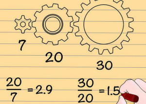 calculate gear ratio 7