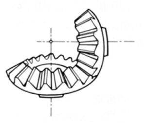 Spur bevel gears